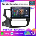 8Kern Android13 Autoradio CarPlay Für Mitsubishi Outlander 12-18 GPS Navi 4G DAB