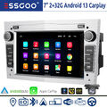 Android 13 Carplay Autoradio BT GPS Kam Für Opel Zafira B Corsa C Astra H Meriva