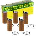 5x MANN-FILTER HU 6004 x ÖLFILTER MIT DICHTUNG FILTEREINSATZ 5-STÜCK!