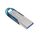 SanDisk Cruzer Ultra Flair 128 GB USB Stick Flash USB 3.0 150 MB/s Tropical Blue