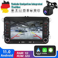 7"Autoradio+Rückfahrkamera Für VW GOLF 5 6 Passat Touran Tiguan Navi GPS BT DAB