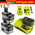 2x Für  Ryobi Akku 18V 9Ah HP Lithium ONE& Plus RB18L60 P108 / Ladegerät