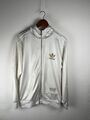 Kapuzenpullover adidas Chile 62 Sweatshirt Weiß Gold Größe M Herren Jacke Top