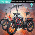 FAFREES F20 20‘’Klapprad Elektrofahrrad e Bike 250W E-Fahrrad Pedelec E-Citybike