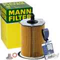 MANN FILTER ÖLFILTER ÖLWECHSELSET passend für FORD FIESTA 5+6 FOCUS 2+3 MONDEO 5