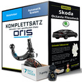 Für SKODA Octavia III Typ 5E3 Anhängerkupplung abnehmbar +eSatz 7pol 12- Kit