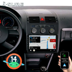 2+32GB Für VW Touran 1T1 1T2 1T3 2003-2010 Android 14 Autoradio GPS NAVI WIFI