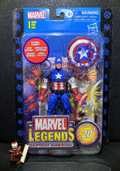 Marvel Legends Figur Captain America Serie 1 20 Years Hasbro Neu Steve Rogers