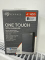 Seagate One Touch with Password Portable Festplatte 4 TB Grau Neu OVP HDD