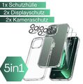 Hülle Für iPhone 15 14 13 12 11 Pro Max Plus Kameraschutz PanzerfolieGlas Handy