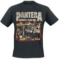 Pantera Cowboys From Hell - Fire Frame Männer T-Shirt schwarz