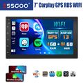 7" Autoradio CarPlay 4+64G Android 13 GPS NAV WiFi Bluetooth RDS IPS Touchscreen