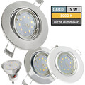 LED Decken Einbaustrahler Alina 230V 5W SMD 400lm Leuchte Spot 3000K Warmweiß