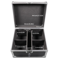 2/4Stk 700W Sparkular Cold Spark Machine Funkenmaschine Titanpulver Flight Case