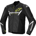 Herren Motorrad Jacke 56 - Alpinestars Faster V3 Airflow - schwarz-weiß-fluogelb