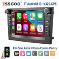 Android 13 32G Autoradio 7" Carplay GPS NAVI Für Opel Astra H Corsa C/D Zafira B