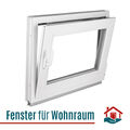 Kellerfenster Kunststofffenster Fenster 2-fach 3-fach weiß Dreh-Kipp