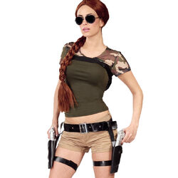 Doppelter Pistolenhalfter Lara Croft Holster mit Pistolen Revolver Pistolengurt 