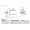 BOSCH Anlasser Starter 1.8kW für VW Transporter IV Bus Golf Variant