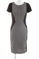 ORSAY Etuikleid Damen Gr. DE 36 hellgrau-schwarz Business-Look