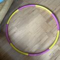 Hula Hoop Reifen Fitness Erwachsene Hoopdance Bauchtrainer 8 Teile Schaumstoff