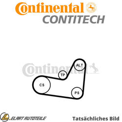 DER KEILRIPPENRIEMENSATZ FÜR SEAT VW SKODA IBIZA II 6K1 APE AUA CONTINENTAL CTAM