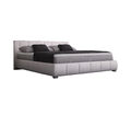 Luna Doppelbett 140x200 Designerbett Polsterbett Ehebett Bett Kunstleder 