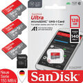 SanDisk ULTRA A1 micro SD Speicherkarte 16GB 32GB 64GB 128GB 256GB