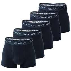 GANT Herren Boxershorts, 5er Pack - Basic Trunks, Cotton Stretch, Logo, uniHerren Boxershorts, 5er Pack - Basic Trunks, Cotton ...