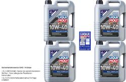 Motoröl Liqui Moly MoS2 Leichtlauföl 10W-40 für ACEA A3 ACEA B4 API SL 1 L-25 L