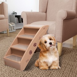 Faltbare Hundetreppe Einstiegshilfe Haustiertreppe Hunderampe Hundeeinstieg NEU