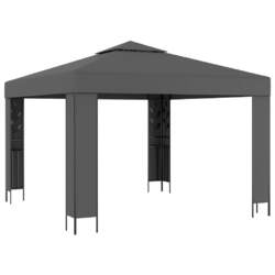 Pavillon Gartenzelt Gartenpavillon 3x3m/3x4m/3x6m Garten Zelt Metall Farbwahl