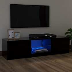 RGB LED TV Schrank  Lowboard Fernsehschrank Sideboard Ständer Möbel Fernsehtisch