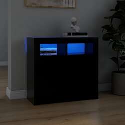 Sideboard mit RGB LED Licht Kommode Anrichte Küchenschrank Schrank Highboard