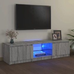 TV-Schrank Lowboard TV Möbel Fernsehtisch TV Tisch TV Board mit LED-Leuchten 