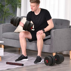 Verstellbares 2 IN 1 Langhantel Hanteln Gewichts-Set für Body Fitness Lifting15% Rabatt Code LEAFY15 Mindestausgaben 9,99 Max Rabatt 75