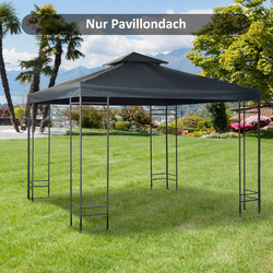 Outsunny Ersatzdach für Metall-Gartenpavillon 3x3m Partyzelt Pavillon Gartenzelt