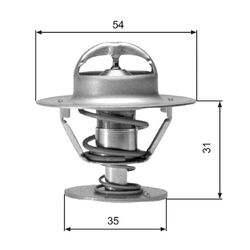 Gates Thermostat Kühlmittel Th00682G1 für Audi Ford Opel VW Porsche Seat 76-95