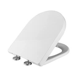 Ibergrif WC Sitz mit Absenkautomatik-D Toilettendeckel 150kg, Weiß, M41001