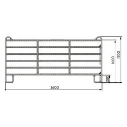 Weidepanel Panel Panels Stahl Zaunelement Zaunpanel Roundpen Paddock Pferdebox