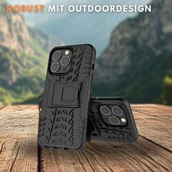 Robuste Schutz Hülle aufstellbar Outdoor Case Cover 9H Glas Display Schutz Folie☀ Für iPhone-Huawei-Samsung 👍Premium Qualität 🇩🇪->📦