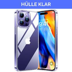 Hülle für iPhone 16 15 14 13 12 11 Pro Max Mini Plus XR Handy Schutz Case Klar🔥 Transparent, Schwarz, Rot, Grün 🔥 Blitzversand 🔥