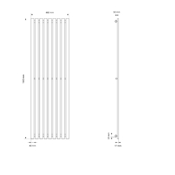 Stella Designheizkörper Flach Paneelheizkörper Heizkörper Vertikal/Horizontal