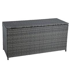 Polyrattan Auflagenbox Kissenbox Gartenbox Gartentruhe Aufbewahrungsbox✔ vollumlaufende Innenverkleidung mit Reißverschluss ✔