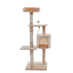 B-Ware Kratzbaum Katzenbaum Katzenkratzbaum Kletterbaum Spielbaum 112 cm XL