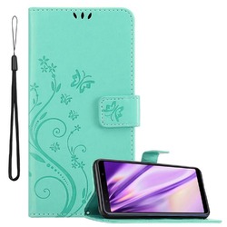 Schutzhülle für Samsung Galaxy A7 2018 Blumen Hülle Cover Case Tasche Etui