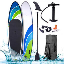 BRAST SUP Board Stand up Paddle SUPER SET 300/320/360cm aufblasbar - Refurbished✔gewebtes Drop-Stitch✔incl. Zubehör✔Kick Pad✔sehr steif