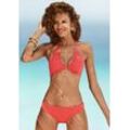 LASCANA Bikini-Hose 'Scallop' rot Gr. 34