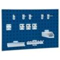 BRB System-Lochplatte mit Haken- und Halter-Set, saphirblau