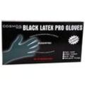 Mex pro Hair Latexhandschuhe ''Black Gloves'' Größe S (20 Stück)